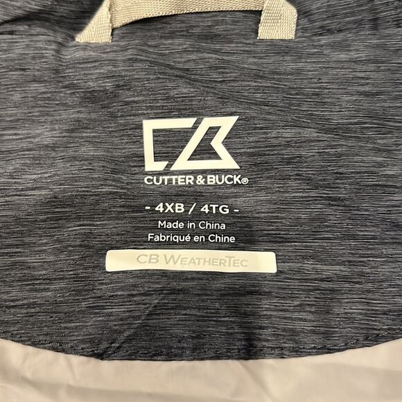 Seahawks Cutter & Buck Men's Rainier PrimaLoft Vest Logo Blue Gray Size 4XB - Picture 8 of 10